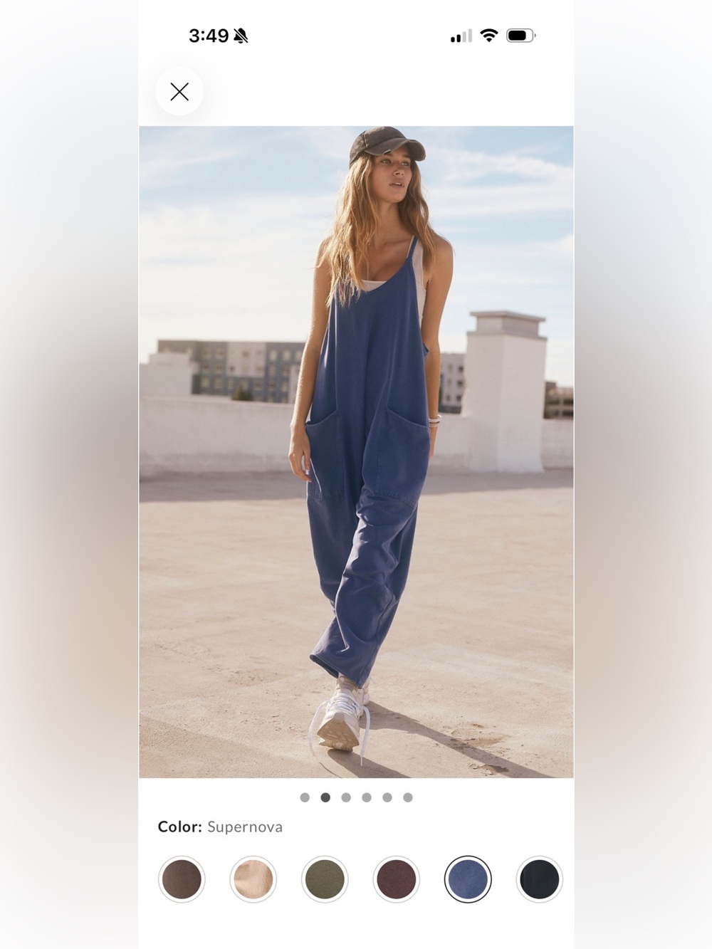Free People Movement Hot Shot Onesie
SIZE: Small
COLOR: Supernova (Blue)
